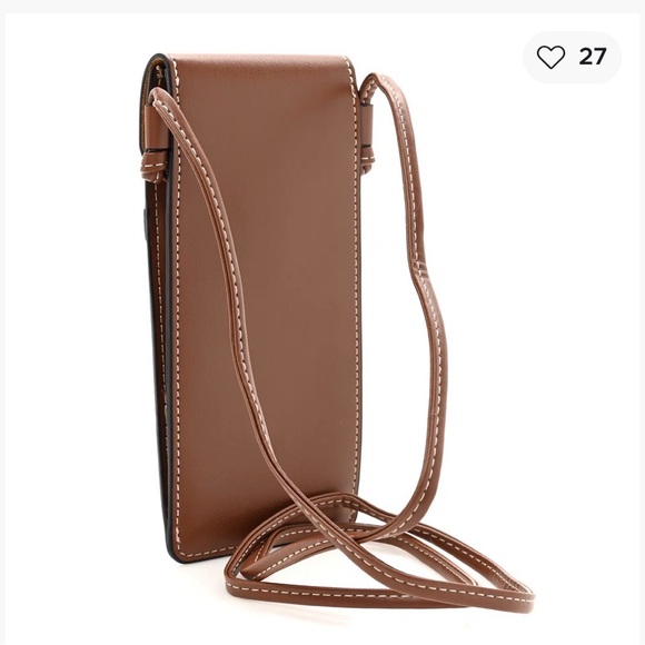 Celine Brown Leather phone or sunglass pouch - Picture 2 of 2